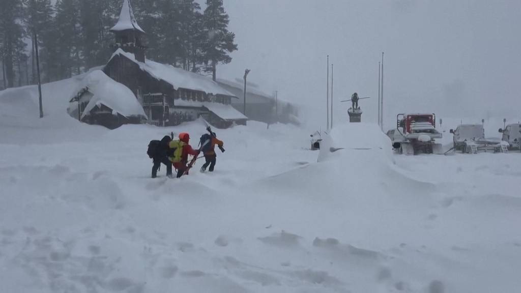 Schweres Lawinenunglück in Kalifornien: Mindestens acht Tote