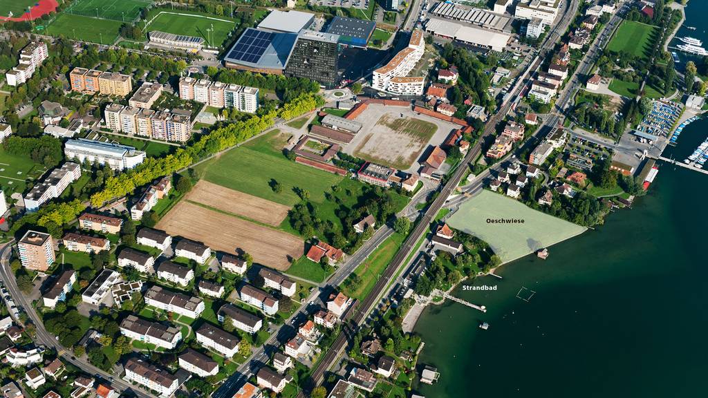 Kann Zug bald das Strandbad vergrössern?