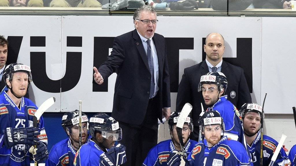 Doug Shedden (Mitte) ist neuer Trainer des HC Lugano