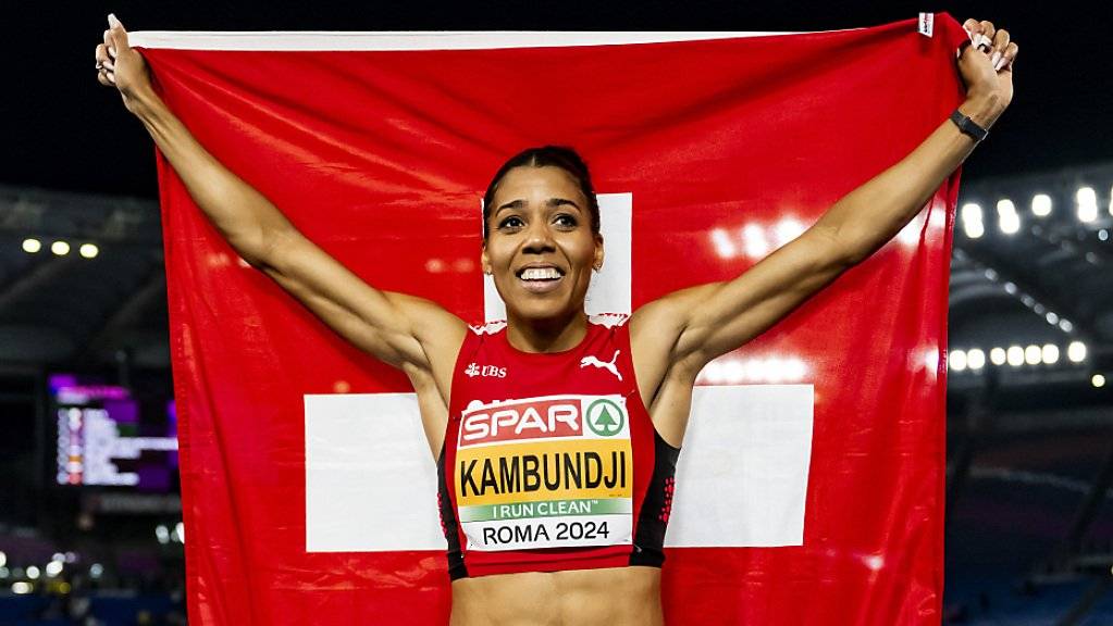 Die Berner Leichtathletin Mujinga Kambundji wird an der Olympia in Paris teilnehmen. 