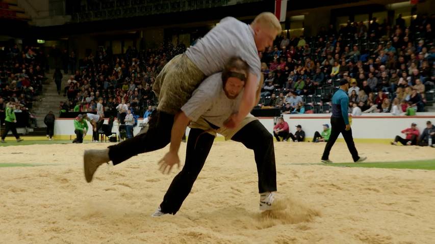Ein Tag im Leben von Schwingerkönig Kilian Wenger