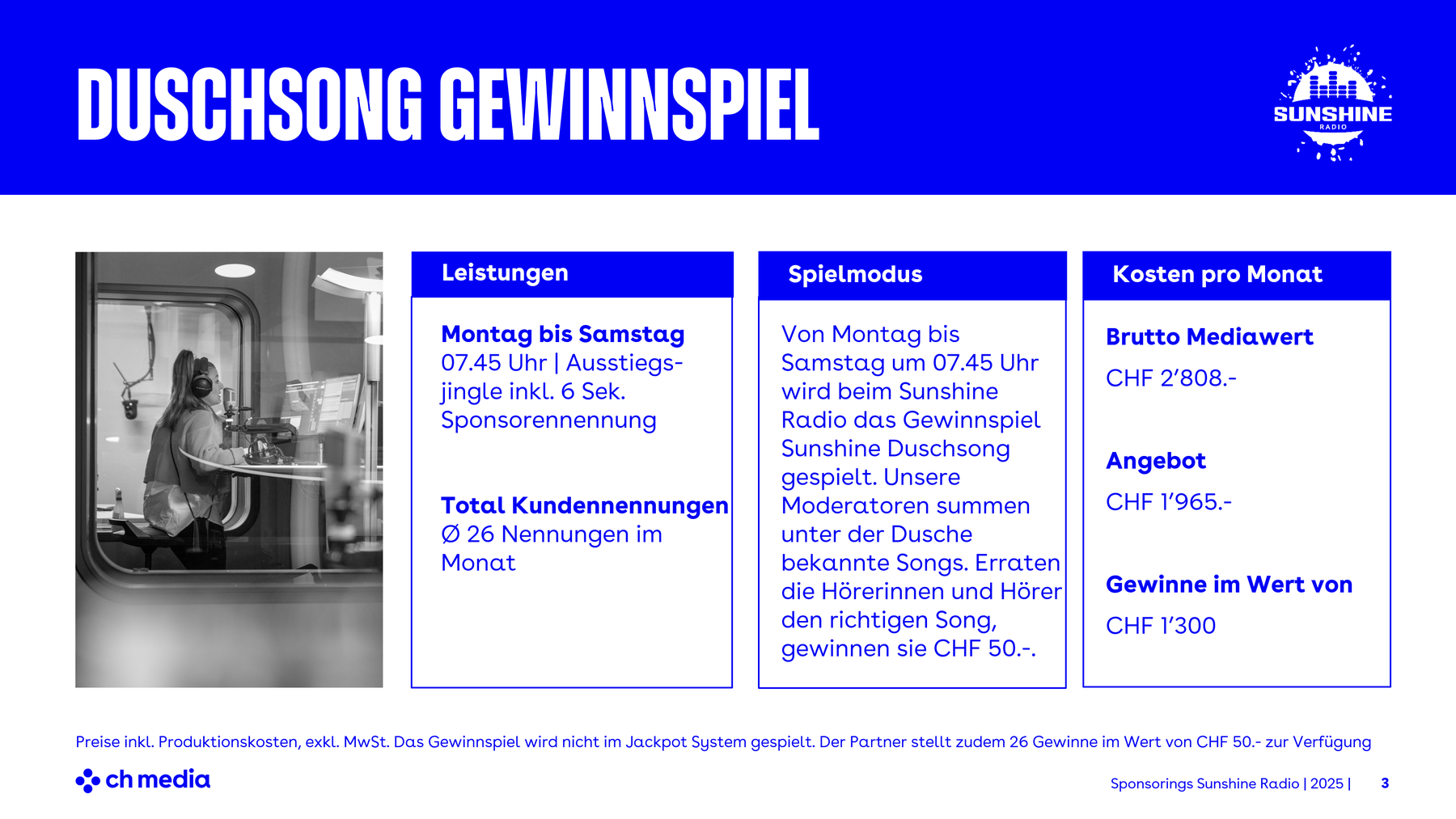 Sunshine Duschsong Angebot 2025