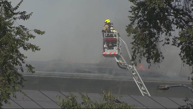 Explosion beim Rheinhafen Basel