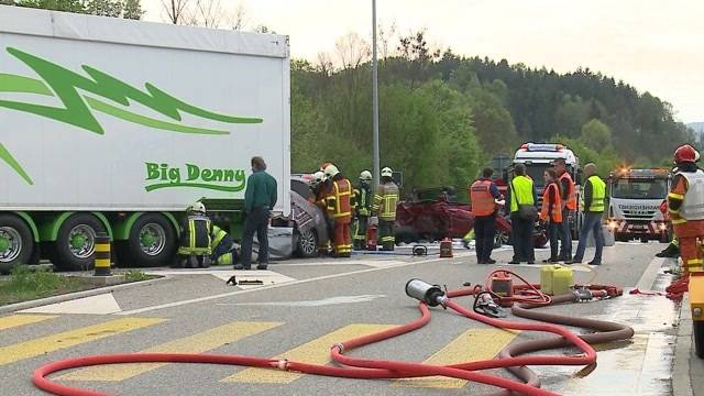 Tödlicher Lastwagen-Unfall