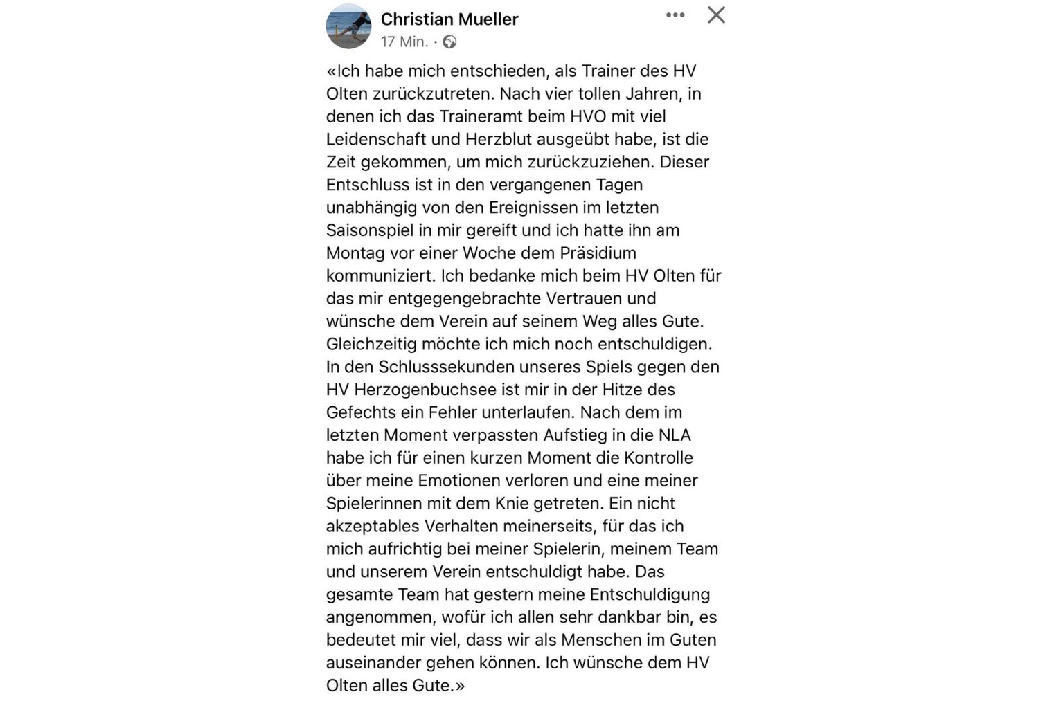 Das komplette Statement