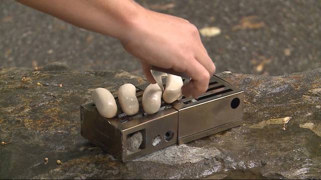 Aargauer erfindet Taschen-Grill