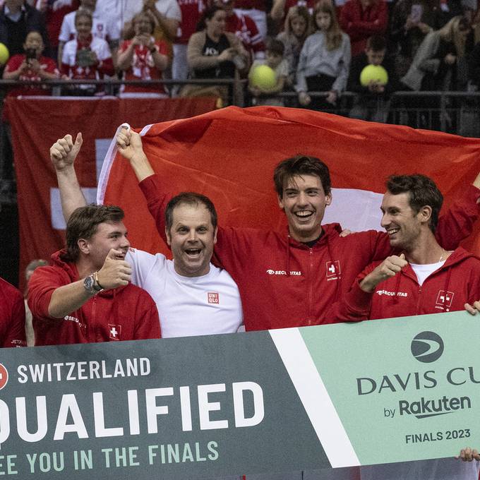 Die Schweiz gewinnt erstmals im Davis Cup gegen Deutschland