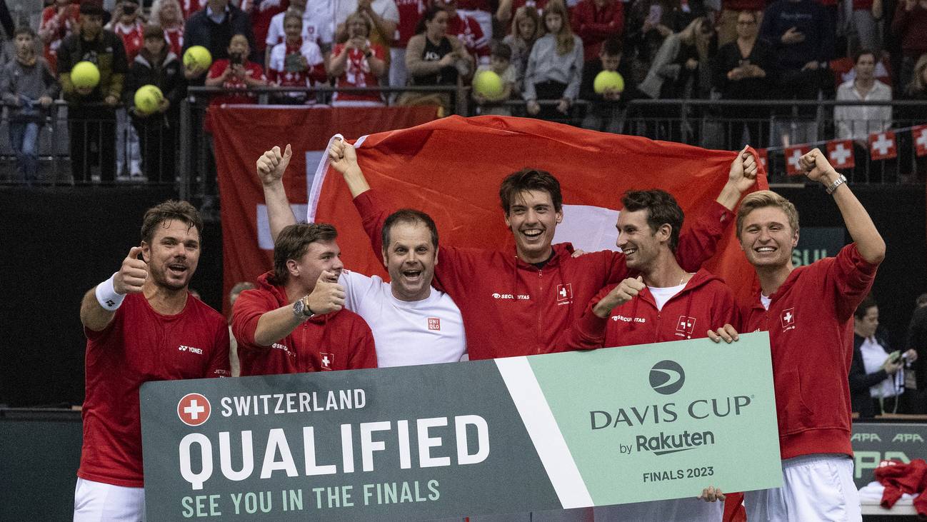 Schweiz besiegt im Davis Cup Deutschland