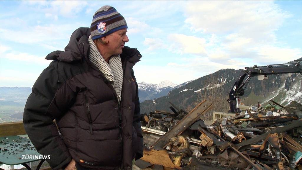 Nach Brand am Fronalpstock: Gasthaus-Besitzer gibt nicht auf