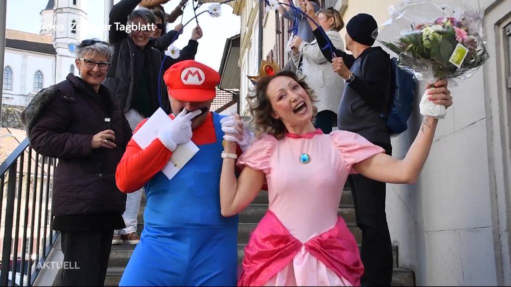 Aarburg: Super Mario heiratet seine Prinzessin Peach