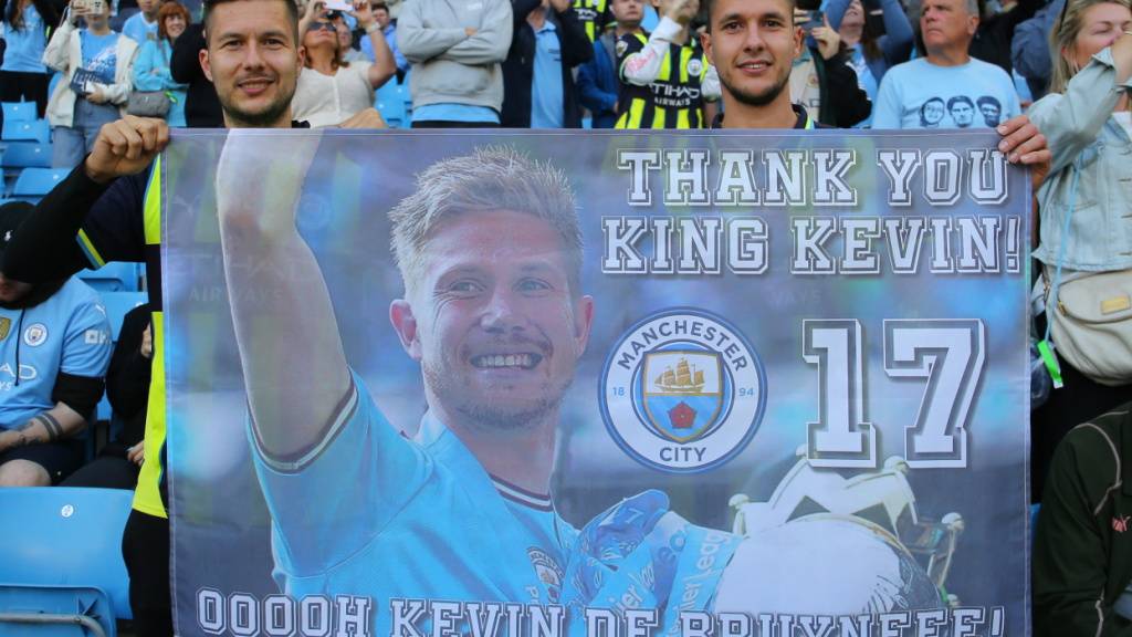 Manchester City gewinnt im letzten Heimspiel mit Kevin De Bruyne gegen Bournemouth 3:1