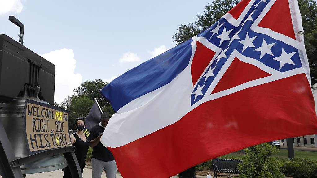 Streit um Symbol: Der US-Gliedstaat Mississippi will die umstrittene Flagge abschaffen.