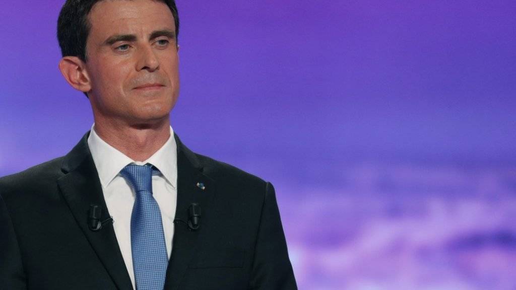 Ex-Premierminister Valls will für die Partei des künftigen französischen Präsidenten Macron bei der Parlamentswahl antreten. Doch diese findet, Valls erfüllte die Kriterien für eine Kandidatur zurzeit nicht. (Archiv)