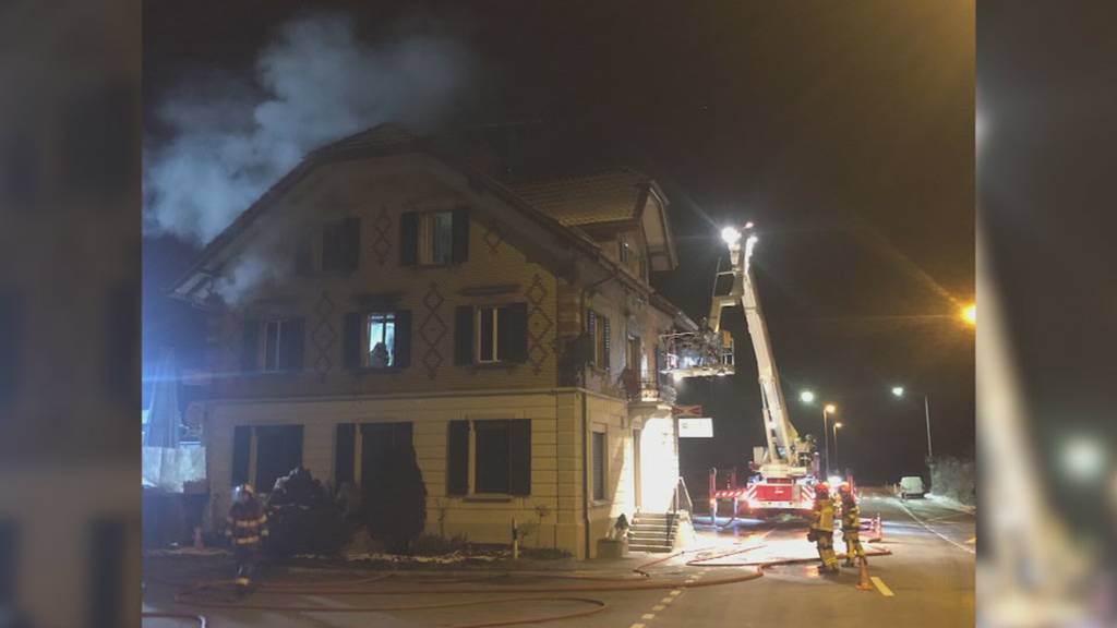 Nach Neueröffnung brennt es im Restaurant Moosschür in Hellbühl