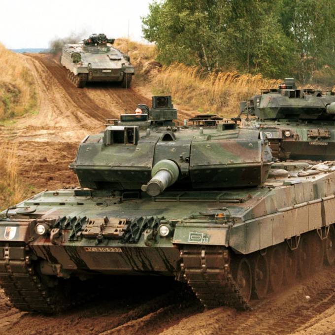 Deutschland darf Schweizer Leopard-Panzer weitergeben