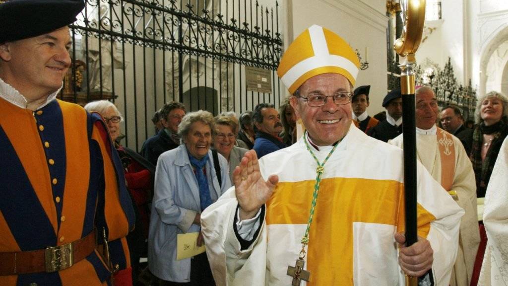 Vitus Huonder wurde im September 2007 im Kloster Einsiedeln zum Bischof geweiht. Jetzt hat er dem Papst aus Altersgründen den Rücktritt angeboten.