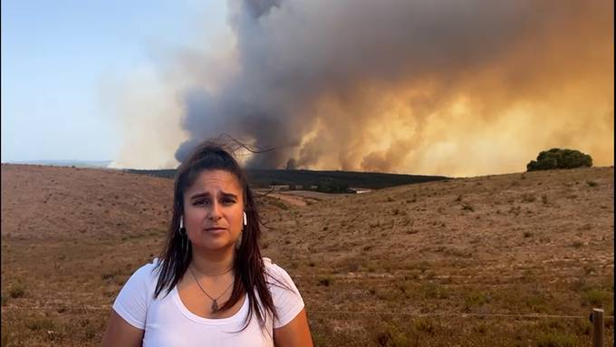 54 aktive Brände: 32Today-Reporterin erlebt Brandsituation in Portugal