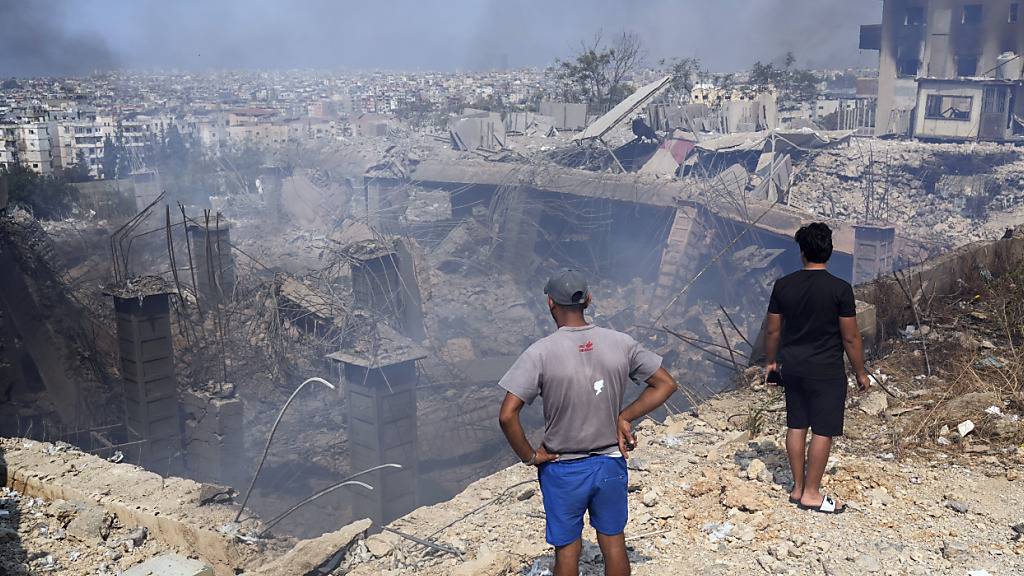 dpatopbilder - Aufgrund erneuter Angriffe mussten viele Vertriebene bereits zum wiederholten Mal ihren Zufluchtsort wechseln. Foto: Hussein Malla/AP