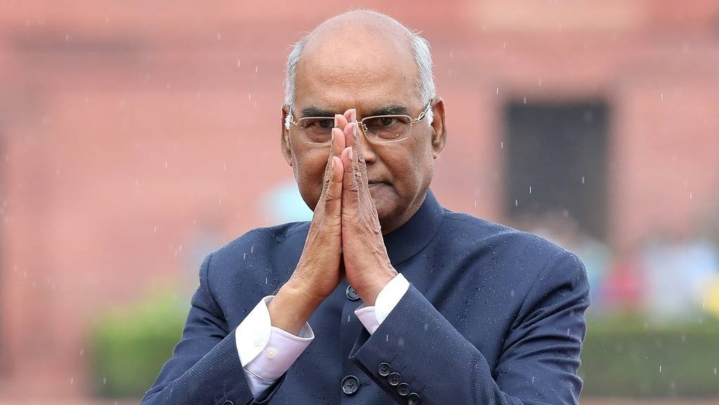 Hoher Staatsbesuch in der Schweiz: Der indische Präsident Ram Nath Kovind wird gleich von vier Bundesräten empfangen. (Archivbild)