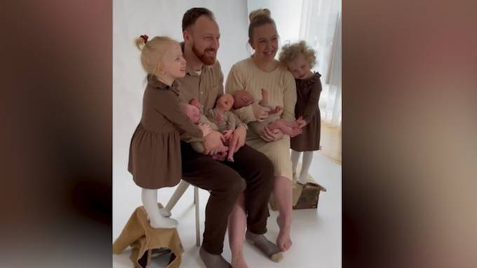 Fünf Kinder in drei Jahren: Tiktokerin bekommt Zwillinge und kurz darauf Drillinge