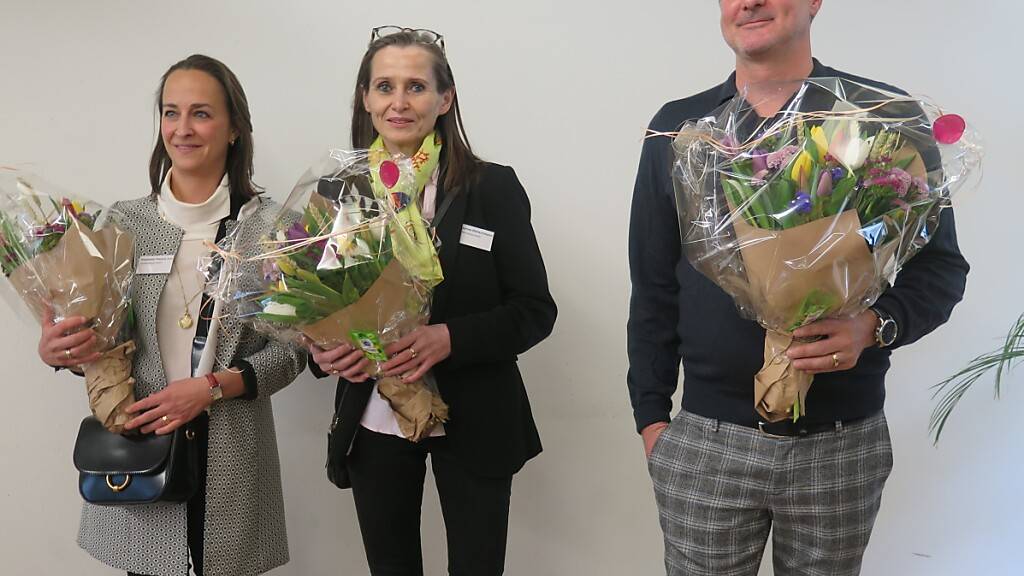 Stephanie Plersch Jurt (links), Susanna Bertschmann und André Bachmann wurden im ersten Wahlgang in den Kirchenrat gewählt.