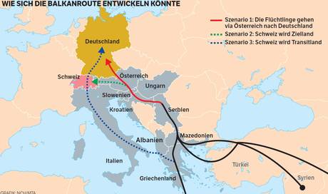Drei Szenarien Was Wenn Tausende Fluchtlinge In Die Schweiz Finden Schweiz rgauer Zeitung