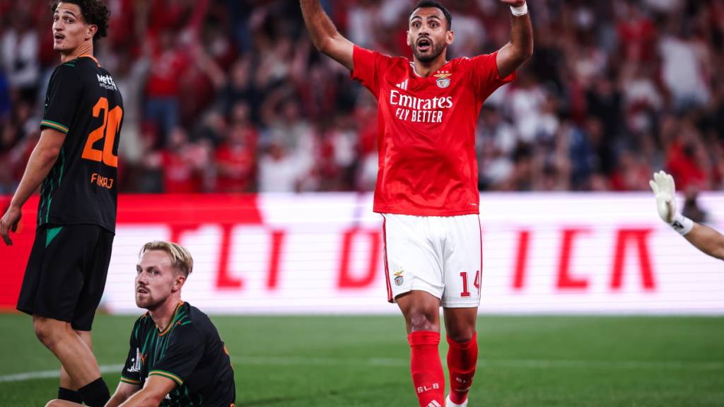 Benficas Goalgetter Vangelis Pavlidis traf gegen St. Gallen viermal