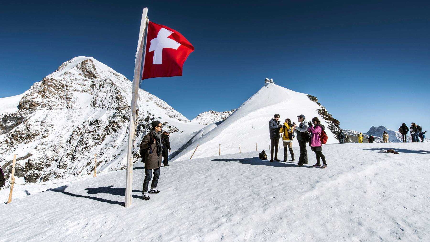 Zum fünften Mal besuchten über 1 Million Gäste das Jungfraujoch.