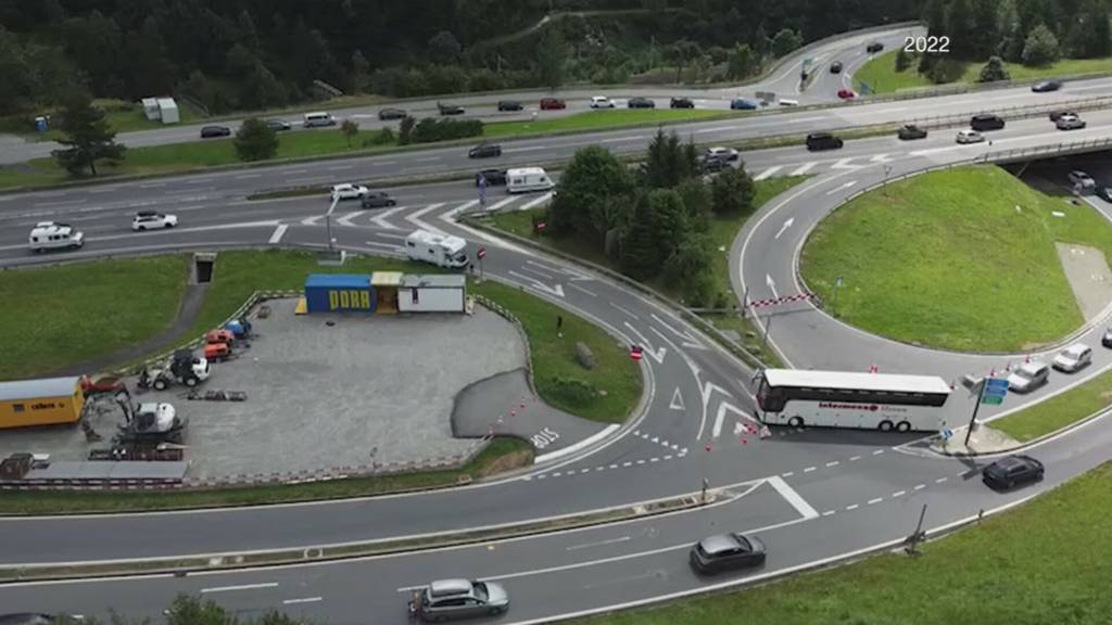 Ruhigere Ostertage führen zu weniger Stau am Gotthardtunnel