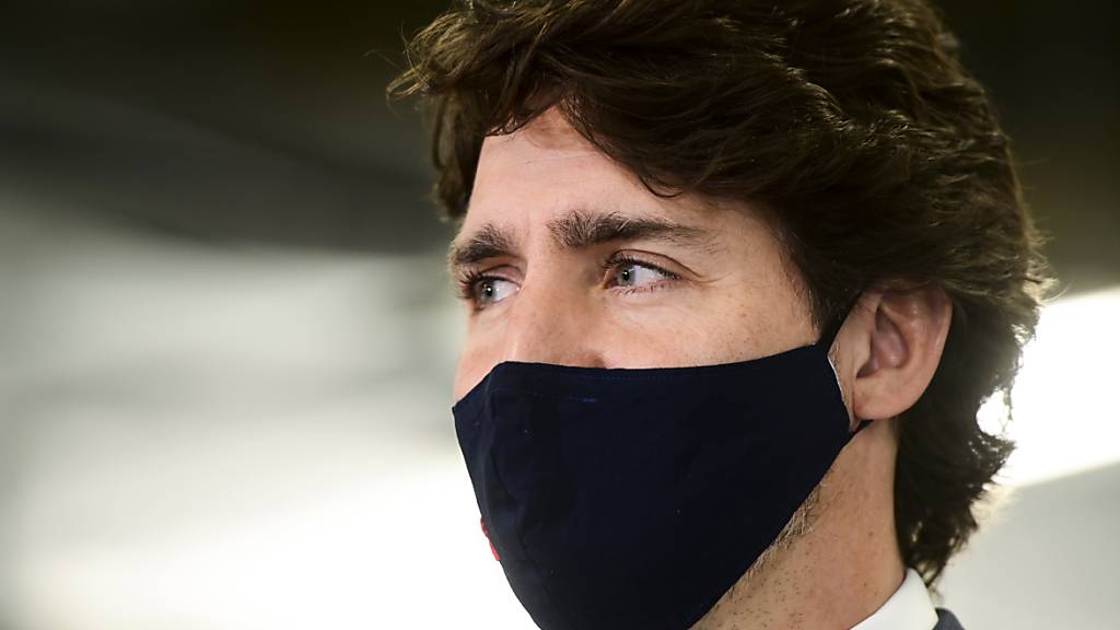 Justin Trudeau, Premierminister von Kanada nimmt an einer Pressekonferenz teil. Foto: Sean Kilpatrick/The Canadian Press/AP/dpa