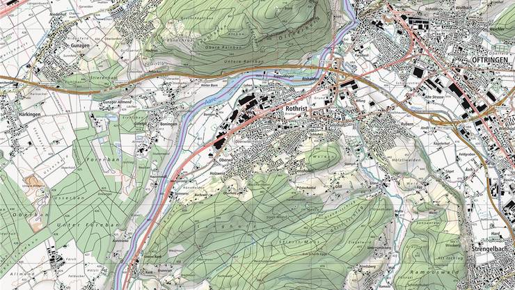 Die neue Schweizer Kartenwelt beginnt in Olten - Kanton (Solothurn