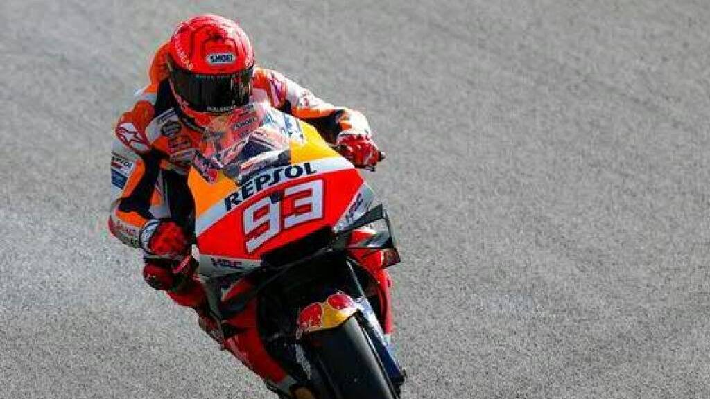Marc Marquez hielt bei seinem MotoGP-Comeback nach fast neunmonatiger Verletzungspause gleich wieder mit den Besten mit