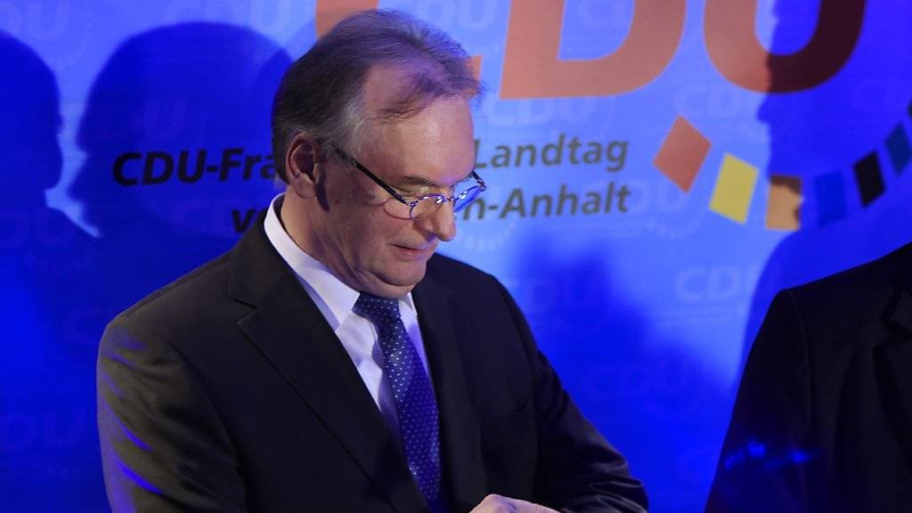 Mit einem blauen Auge davongekommen: CDU von Ministerpräsident Reiner Haseloff gewinnt in Sachsen-Anhalt trotz Verlusten.