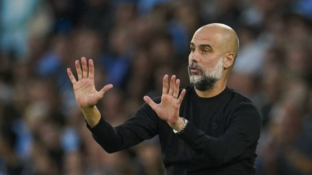 Leidet unter Rückenschmerzen: Manchester Citys Trainer Pep Guardiola