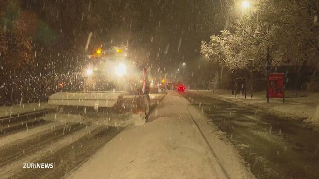 Schnee hält Einsatzzentralen auf Trab