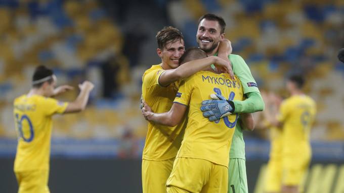 Die Ukraine dank «Last-Second-Tor» im Viertelfinal