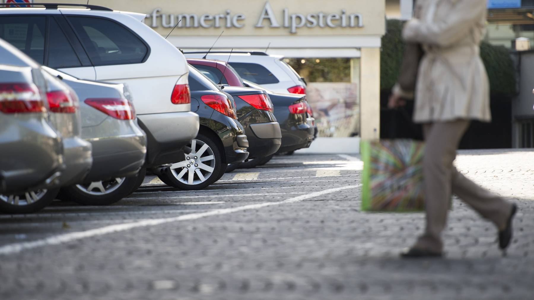 Beliebt: Die Parkplätze am St.Galler Marktplatz sind fast immer belegt. (Archiv)