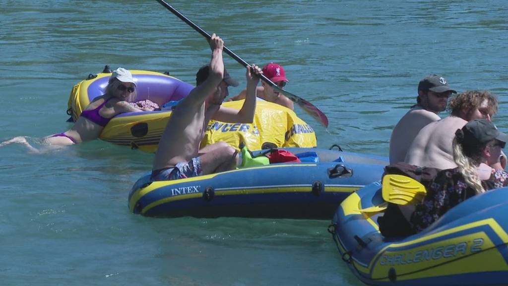Rekordtemperatur in der Aare