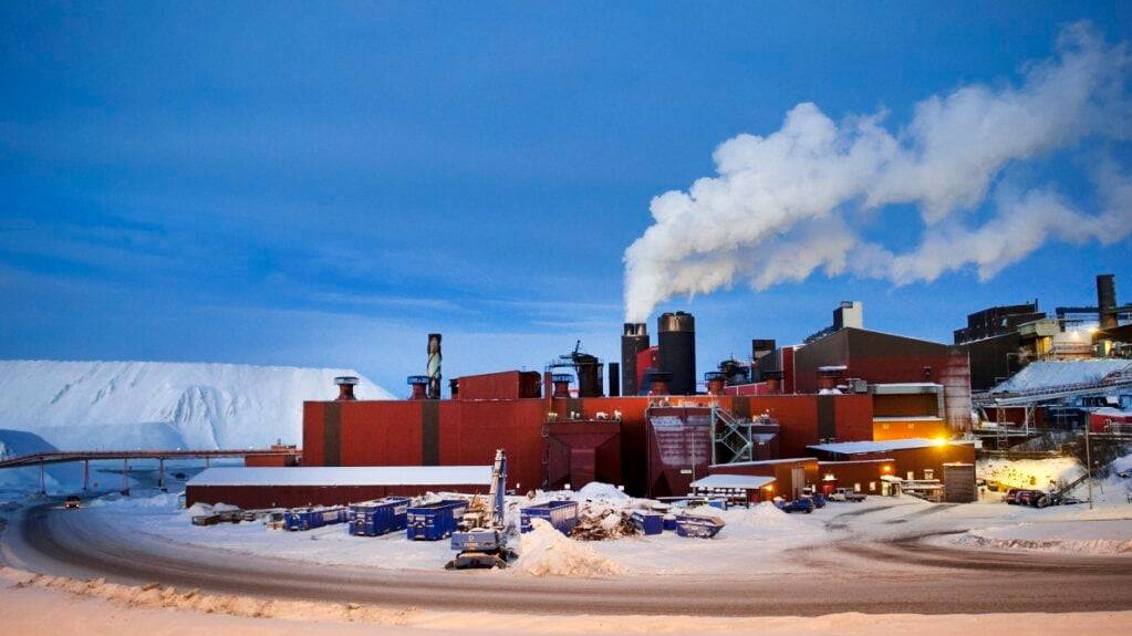 Im schwedischen Kiruna wird Eisenerz abgebaut. (Archivbild)