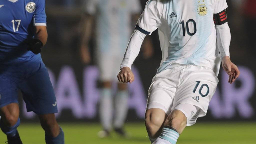 Lionel Messi traf für Argentinien gegen Nicaragua doppelt