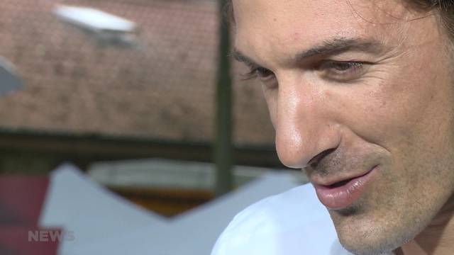 Cancellara als `Rentner` am Velorennen