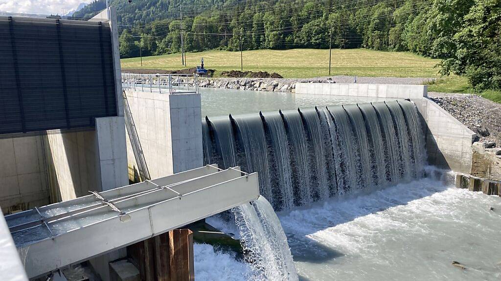Das neue Wasserkraftwerk Augand in Wimmis hat seinen Betrieb aufgenommen.