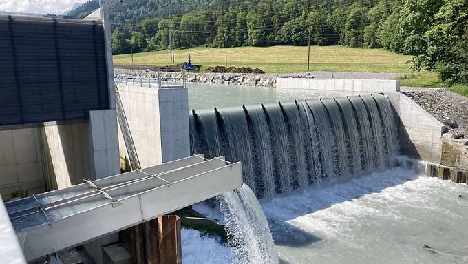 Neues Wasserkraftwerk an der Kander bei Wimmis in Betrieb