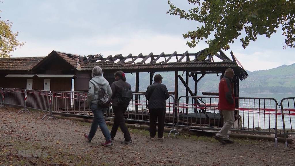 Feuerteufel am Werk im Schattenbad Spiez