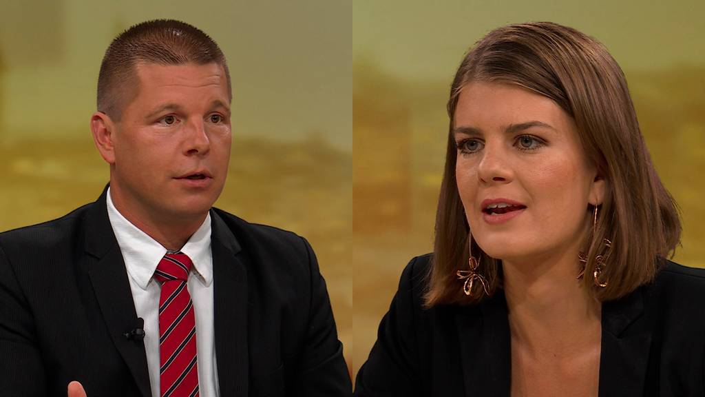 Nationalrat Erich Hess und Juso-Chefin Ronja Jansen streiten über Tamponsteuer