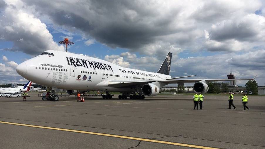 «Iron Maiden» in Zürich gelandet