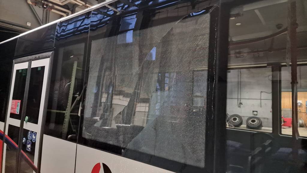 Jugendlicher wirft Steine auf Bus – vor den Augen der Polizei