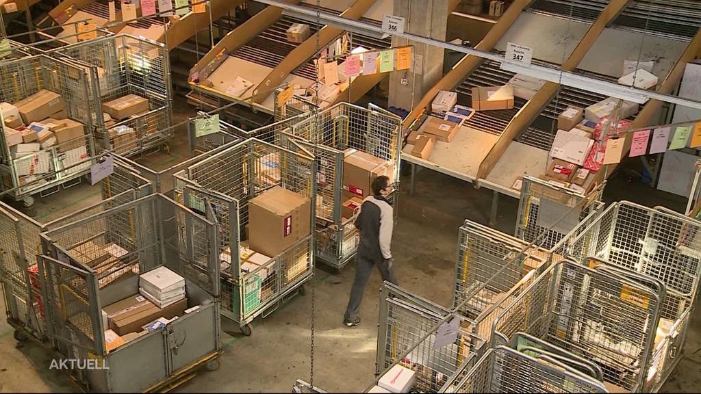 Online-Bestellungen sorgen für Dauerstress im Paketzentrum Härkingen