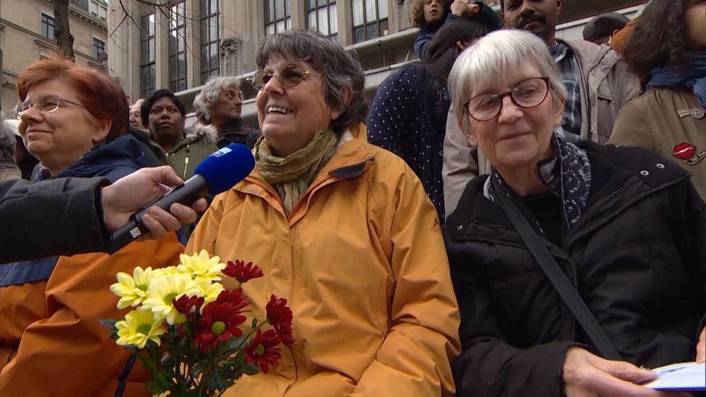 Besonders organisierte Blumendamen am Sechseläuten