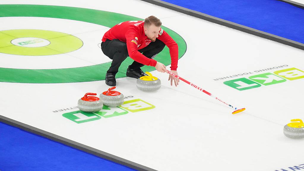 Skip Yannick Schwaller steht mit der Schweiz im WM-Final gegen Schottland